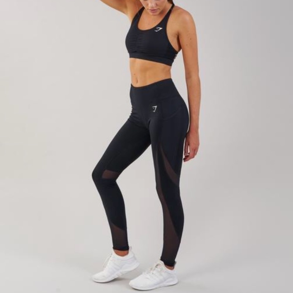 Gymshark Sleek Sculpture V2 Black XS / Extra Small